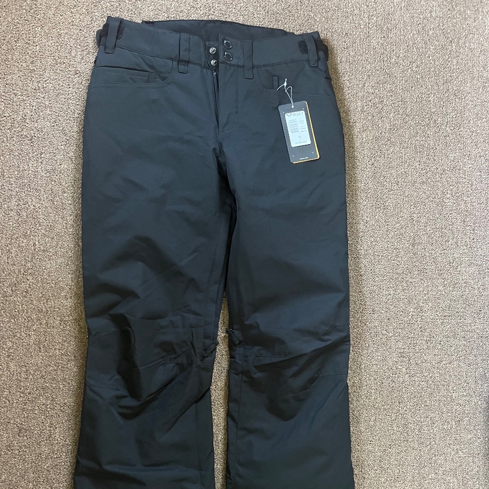 ROXY Backyard Insulated Snow Pants BLACK (ERJTP03045) NWT